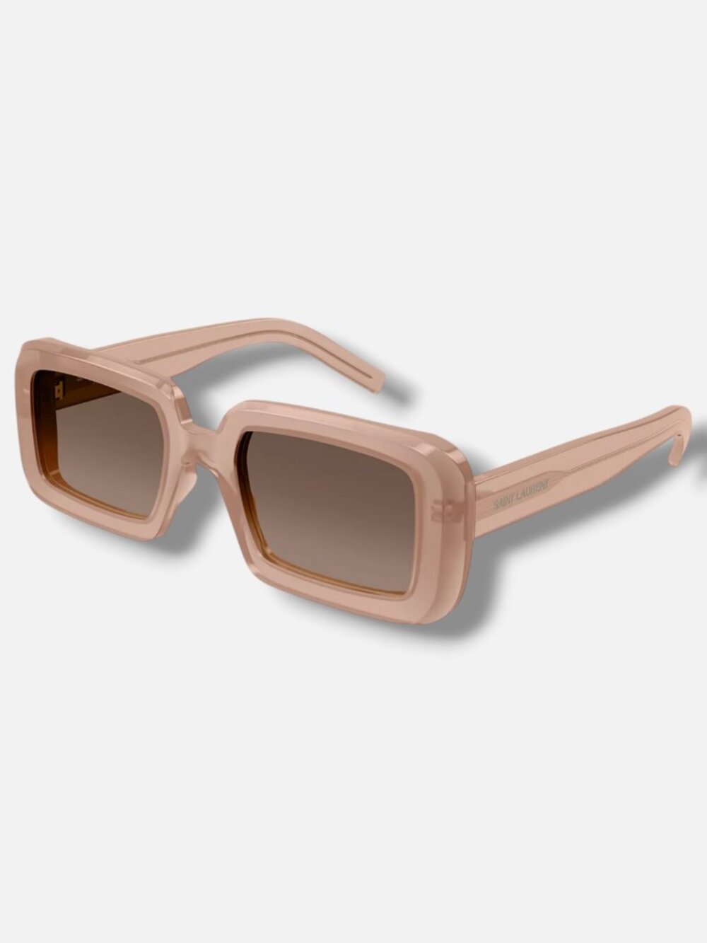 Saint Laurent Women's SL534 Pink Fashion Icons Rectangular Sunglasses 52-21-145
